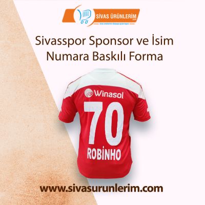 Sivasspor Sponsor ve İsim Numara Baskılı Forma